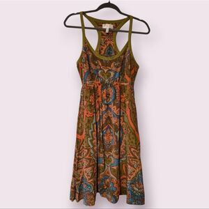 Anthropologie Multicolor Bohemian Dress